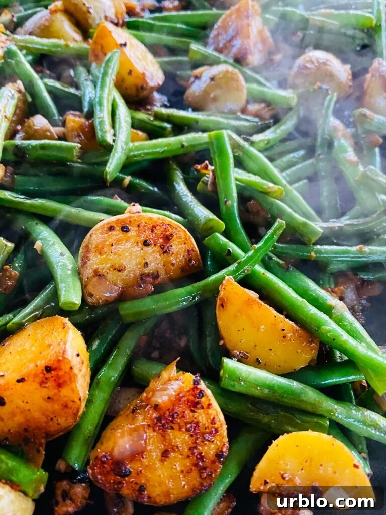 Blackstone Green Beans and Potatoes