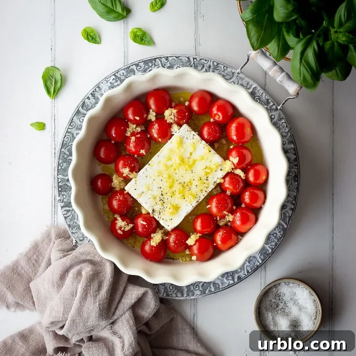 Easy Feta Tomato Pasta Recipe