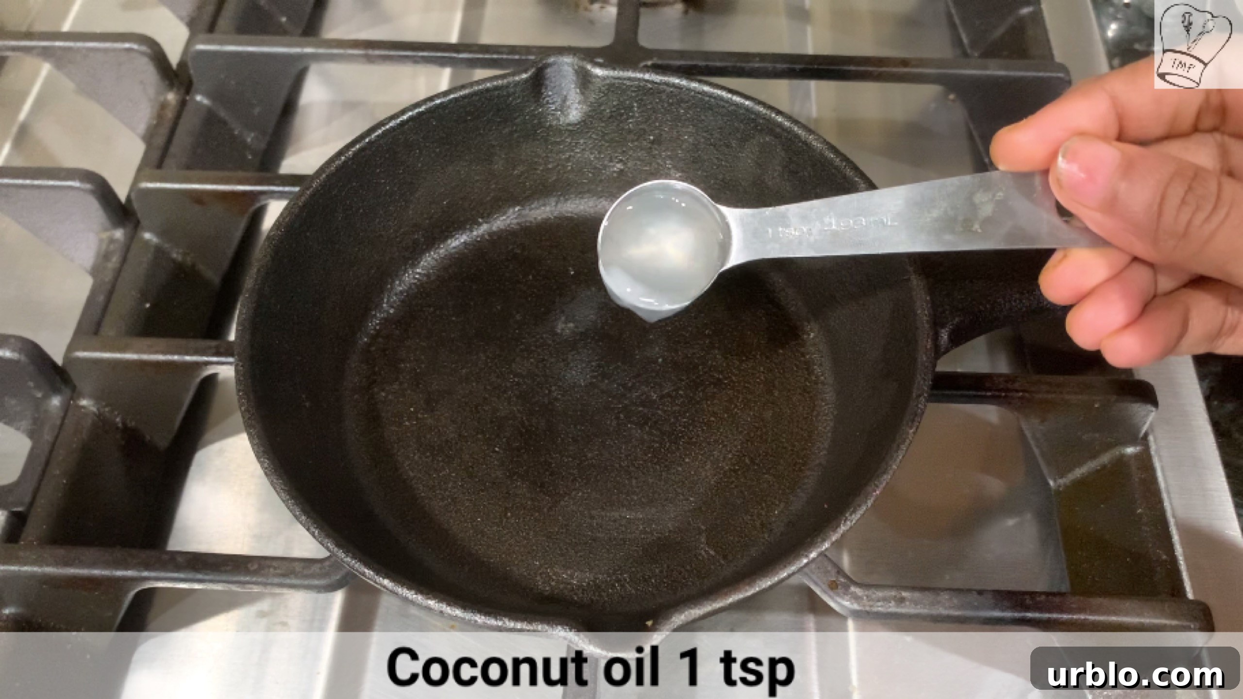 Tempering mustard and dal