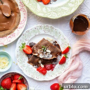 Chocolate crêpes