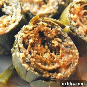 Garlic Stuffed Artichokes Recipe
