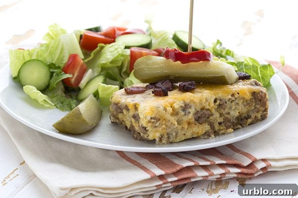 Bacon Cheeseburger Pie