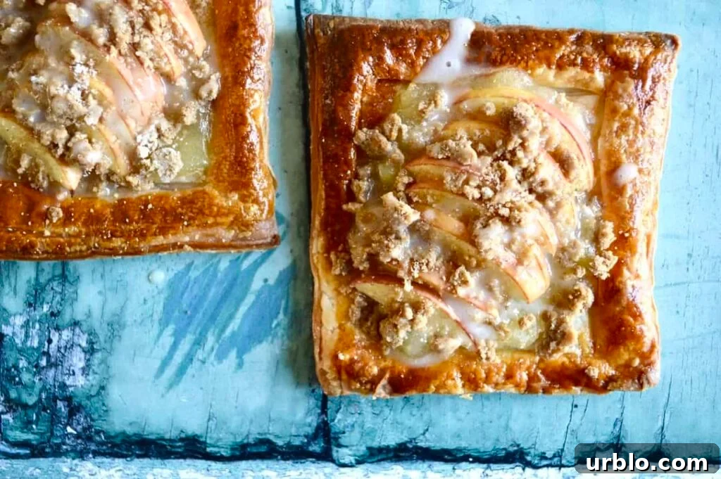 apple crumble danish