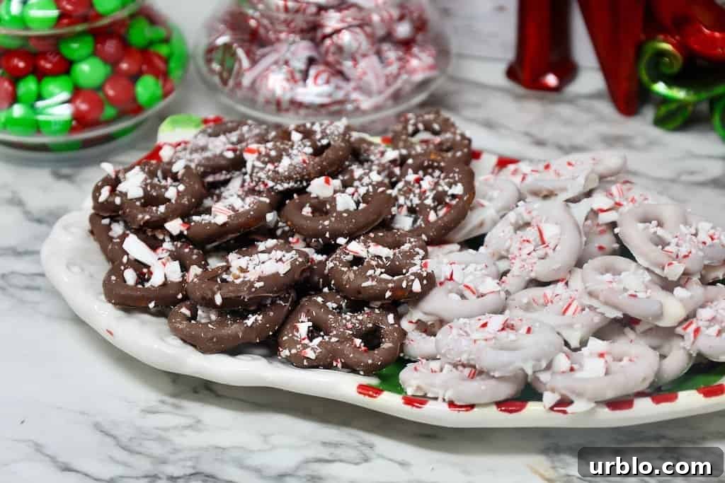 Peppermint Pretzels
