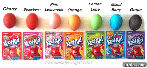 Easter Eggs Dyed With Kool Aid | 25+ cool ways to use Kool Aid