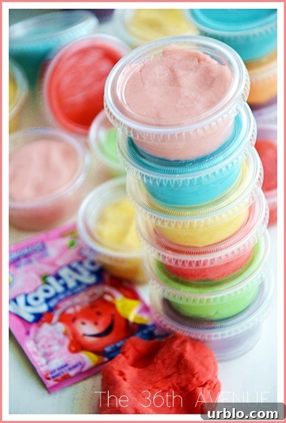 Kool Aid Playdoh | 25+ cool ways to use Kool Aid