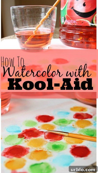 Watercolor With Kool Aid | 25+ cool ways to use Kool Aid