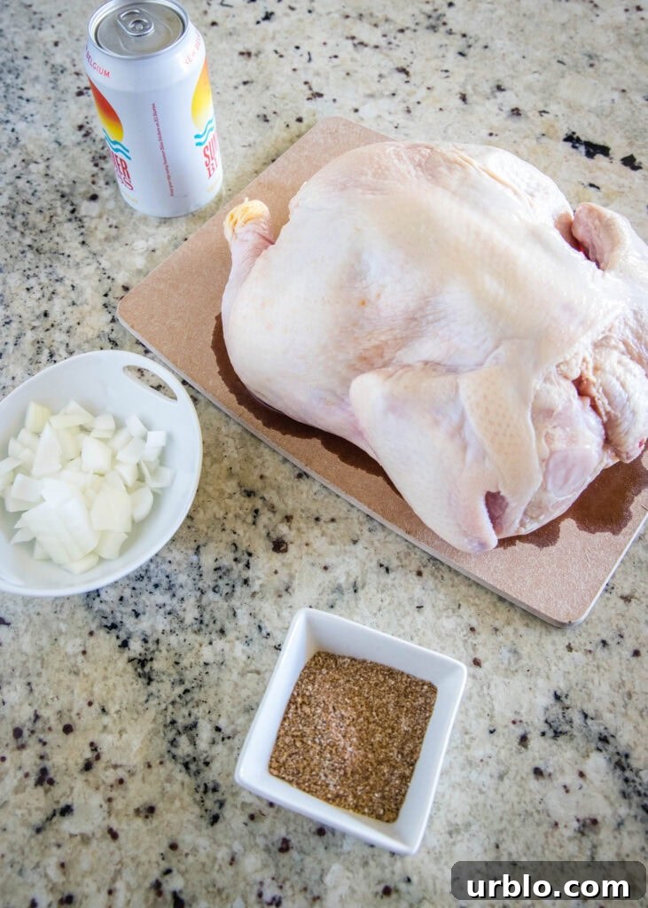 beer can chicken ingredients