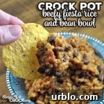 If you are looking for a delicious Mexican-Inspired dish, I highly recommend trying out this Beefy Crock Pot Fiesta Rice and Bean Bowl. Yum!