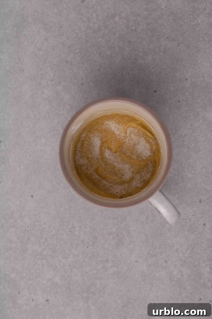 Ultra-Soft Sugar Cookie in a Mug: Quick Single-Serve Recipe 11 How to make a sugar cookie in a mug
