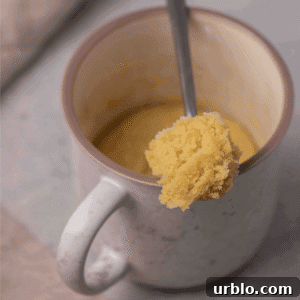 Ultra-Soft Sugar Cookie in a Mug: Quick Single-Serve Recipe 12 Mug sugar cookie in a spoon to see texture