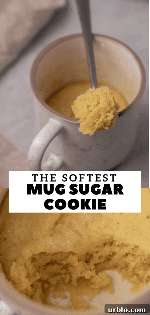 Ultra-Soft Sugar Cookie in a Mug: Quick Single-Serve Recipe 13 The softest sugar mug cookie ever