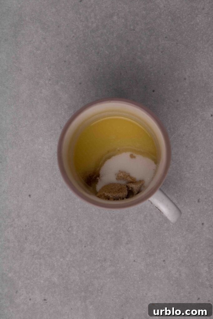 Ultra-Soft Sugar Cookie in a Mug: Quick Single-Serve Recipe 7 How to make a sugar cookie in a mug
