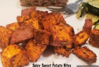 Crispy Spicy Sweet Potato Bites with Honey-Sriracha Glaze