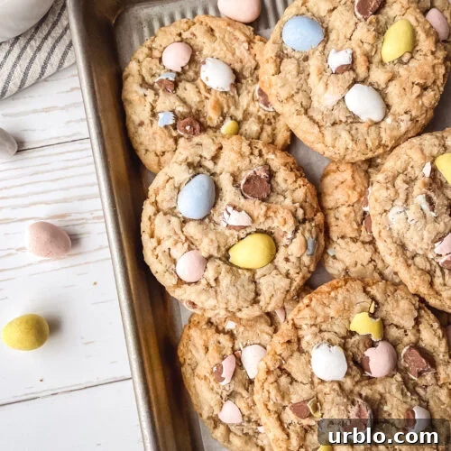 Mini Egg Oat Cookies