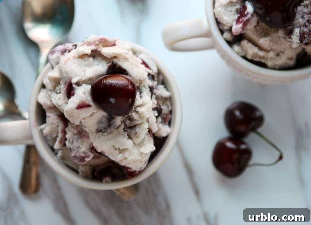 Homemade Cherry Amaretto Ice Cream Recipe 2 Cherry Amaretto Ice Cream