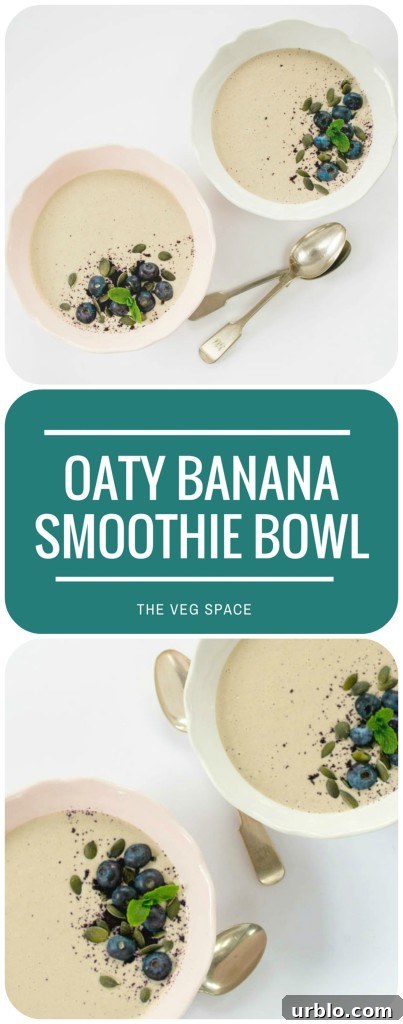 Oaty Banana Smoothie Bowl