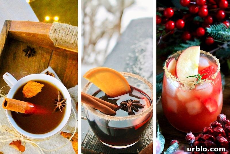 easy mixed winter snow day cocktails