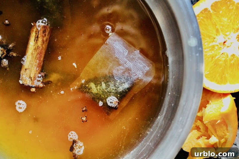 hot fireside cocktail for fall with spiced rum