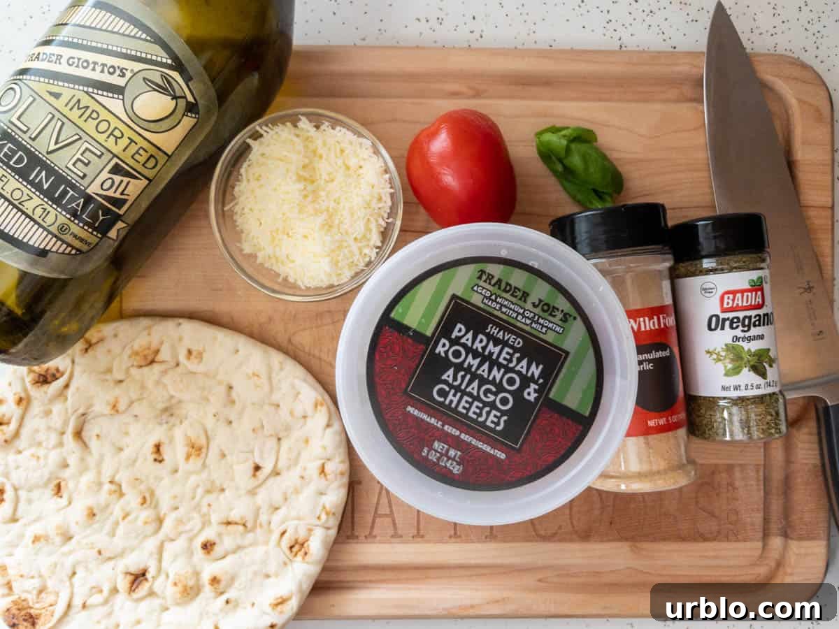 naan pizza in the air fryer ingredients
