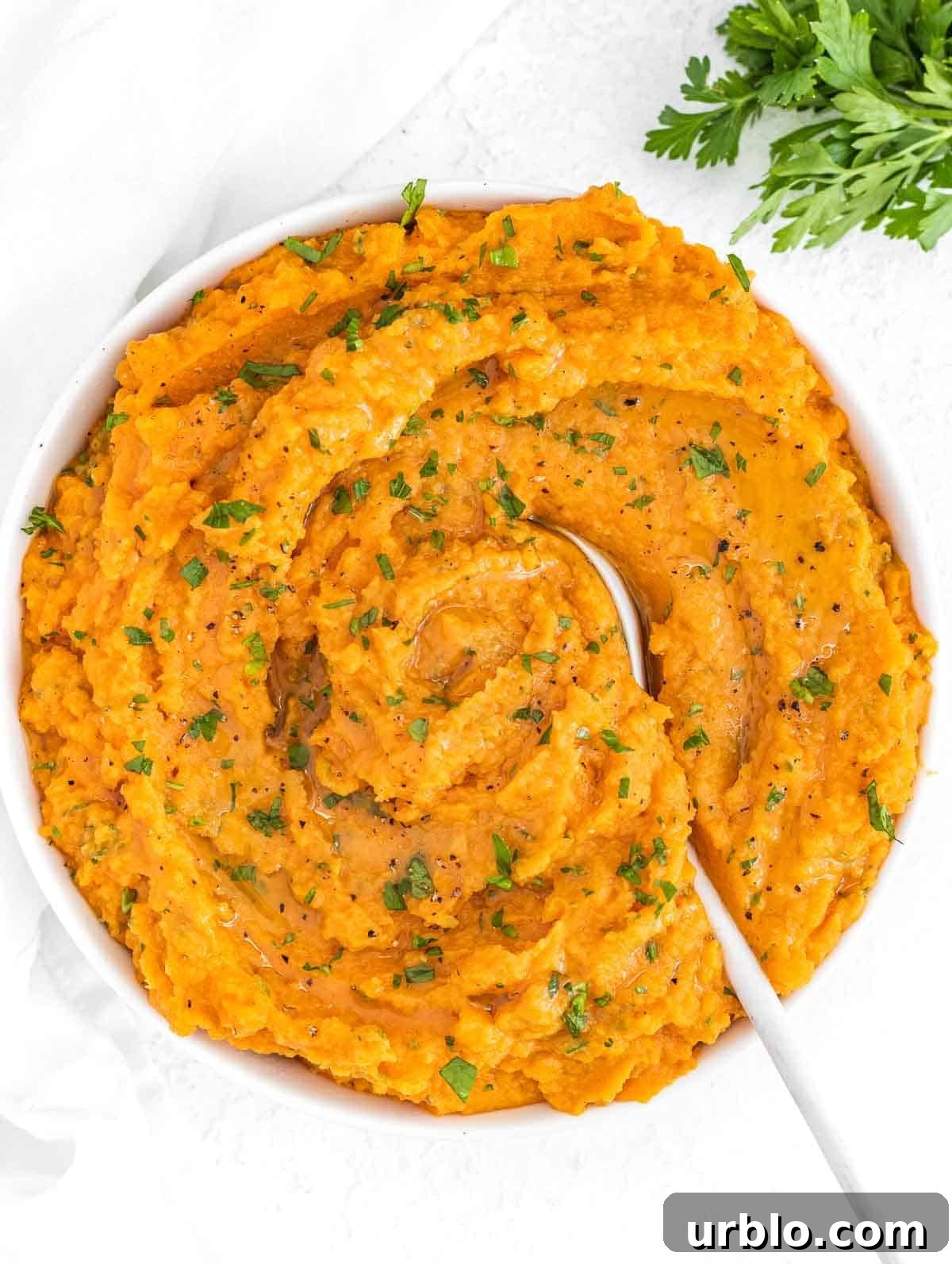 savory sweet potato mash
