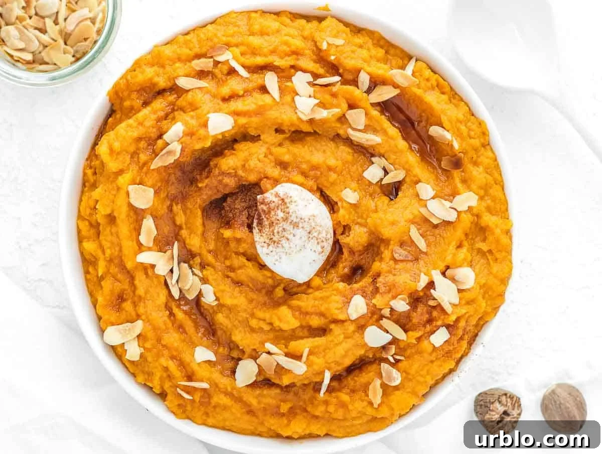 sweet mashed potatoes with cinnamon