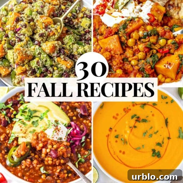 Fall recipes with healthy soups and salads