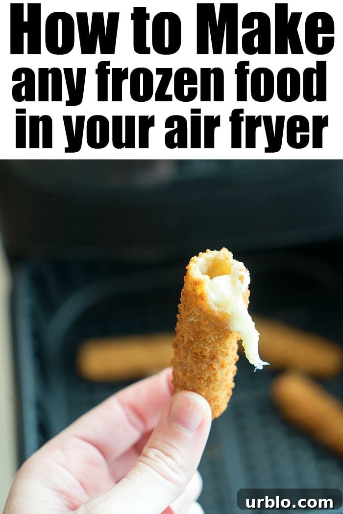 Frozen mozzarella sticks in air fryer are so easy to make and crunchier than cooking them in your oven! Love fried cheese? This will be your favorite snack. #airfryer #airfryerrecipes #mozzarellasticks #frozenfood #ninjafoodi #foodi #thetypicalmom air fryer frozen food
