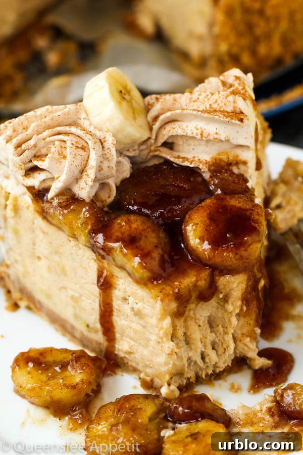 Bananas Foster Cheesecake