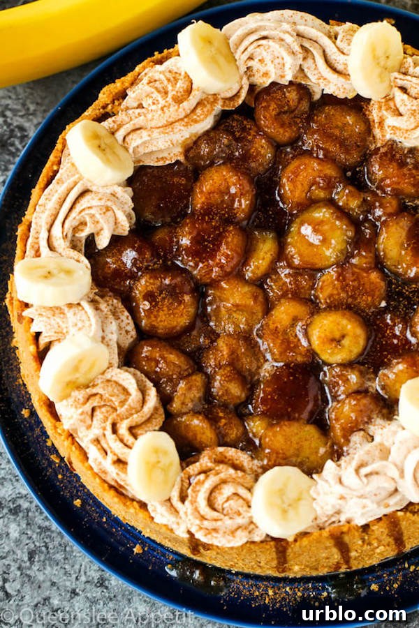 Bananas Foster Cheesecake