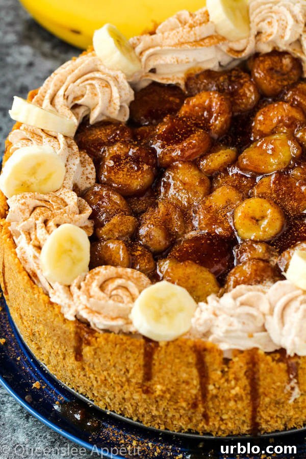 Bananas Foster Cheesecake