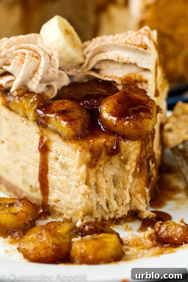 Bananas Foster Cheesecake