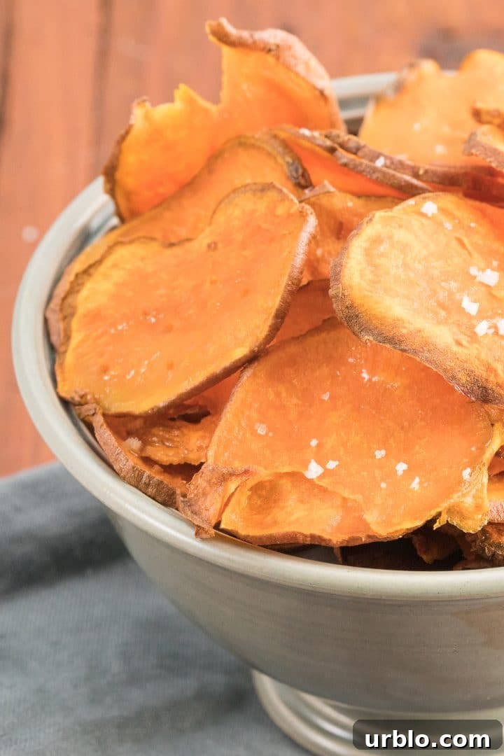 Crispy Baked Sweet Potato Chips Recipe for Snack Lovers 2 sweet-potato-chips-from-the-oven