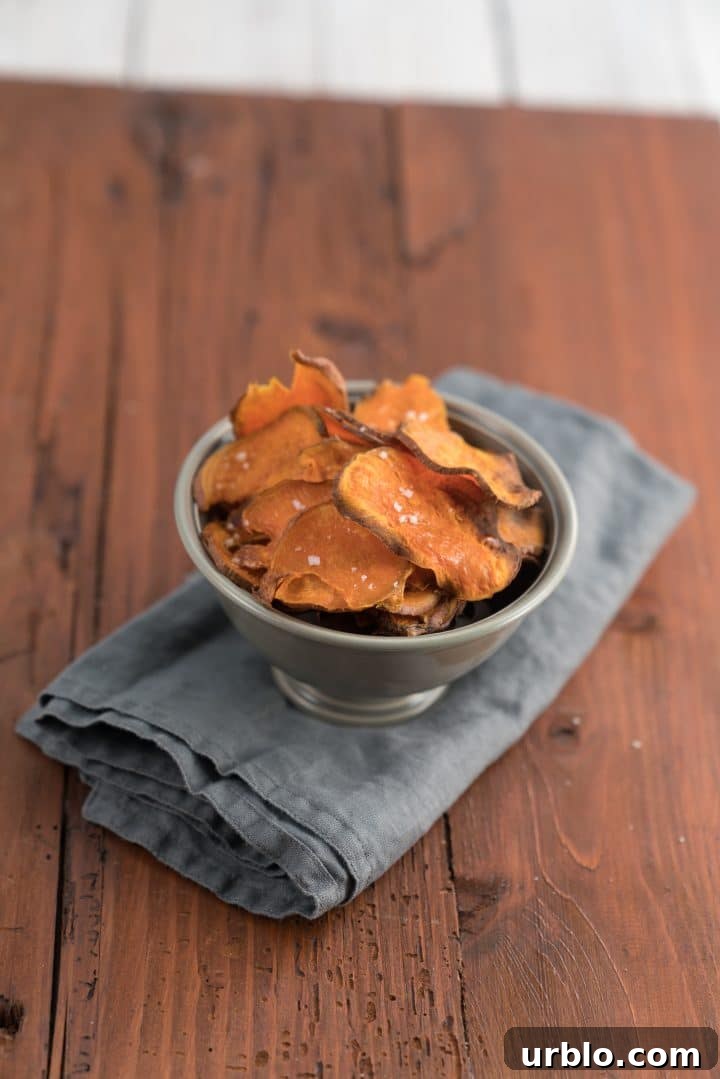 Crispy Baked Sweet Potato Chips Recipe for Snack Lovers 3 sweet-potato-chips-healthy-recipe