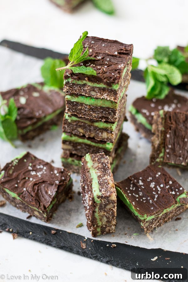 mint nanaimo bars
