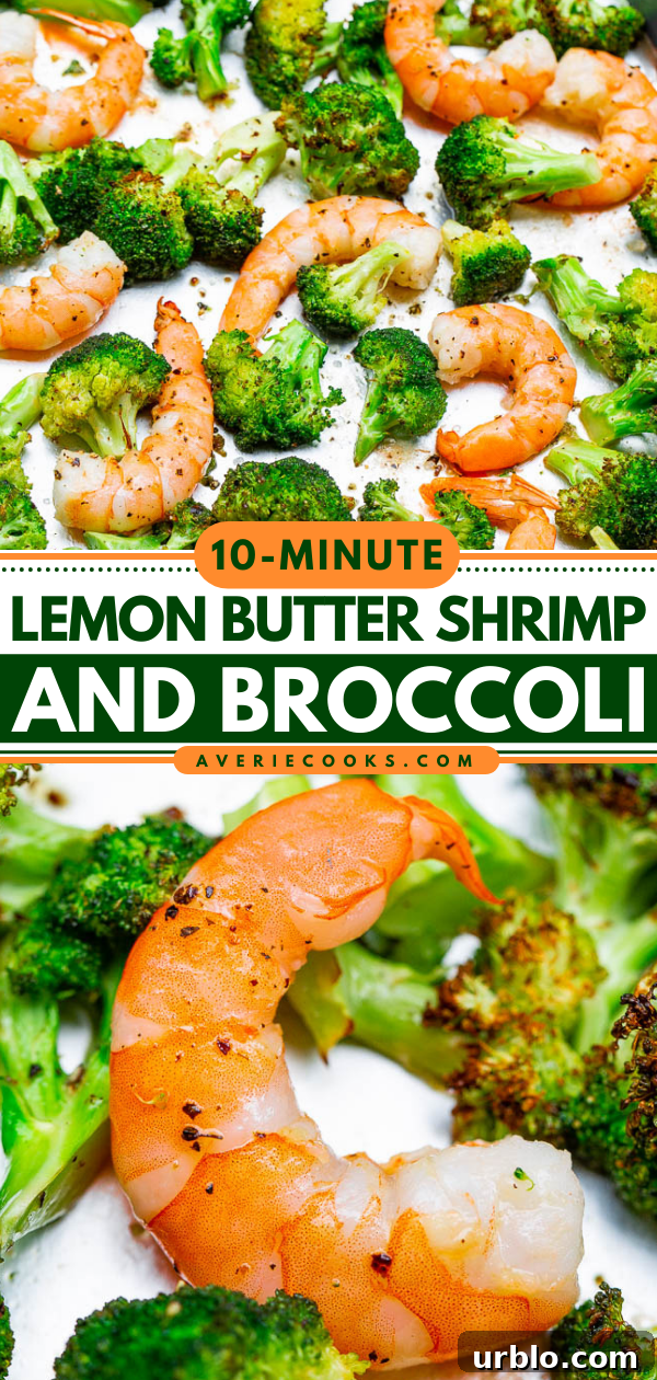 Healthy Shrimp and Broccoli — An EASY and healthy meal that's ready in no time, made on ONE sheet pan, and full of FLAVOR!! Perfect for quick lunches and busy weeknights!!