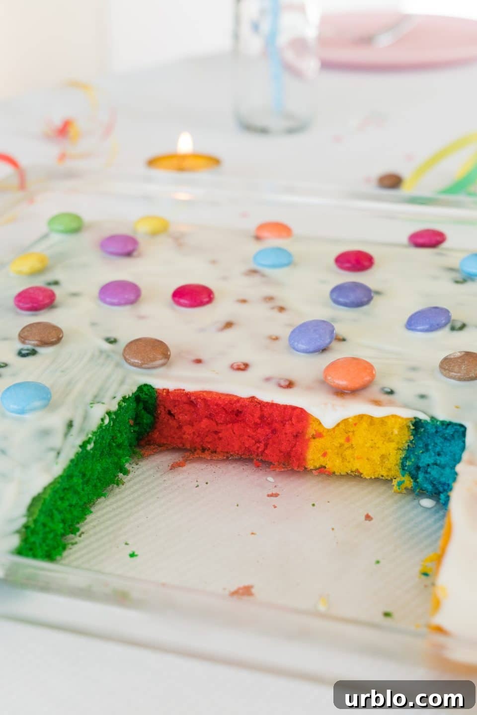 Rainbow Parrot Sheet Cake: Bright, Layered Party Dessert 2 colorful-birthday-cake