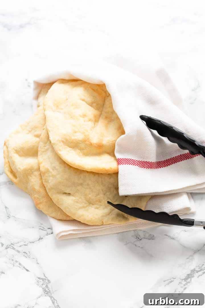 Flatbreads in an Air Fryer or stacked.
