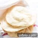 Flatbreads in an Air Fryer or stacked.