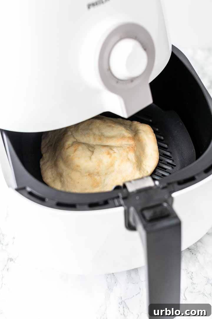 Flatbreads in an Air Fryer or stacked.