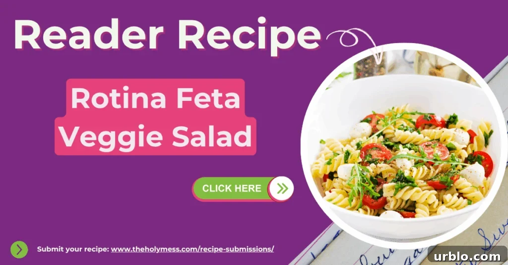 Reader recipe - Rotini Feta Veggie Salad