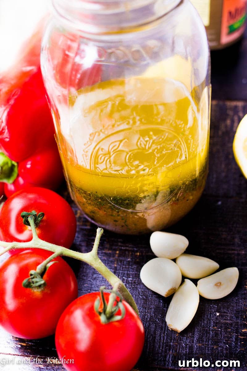 Forget the store-bought, bottled stuff! Create your own homemade Italian dressing in only 5 minutes! Preservative free and loaded with flavor! Perfect as a topper for crunchy greens or as a marinade for chicken or grilled veggies!