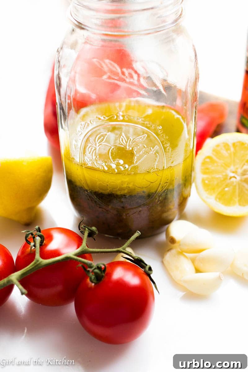 Forget the store-bought, bottled stuff! Create your own homemade Italian dressing in only 5 minutes! Preservative free and loaded with flavor! Perfect as a topper for crunchy greens or as a marinade for chicken or grilled veggies!
