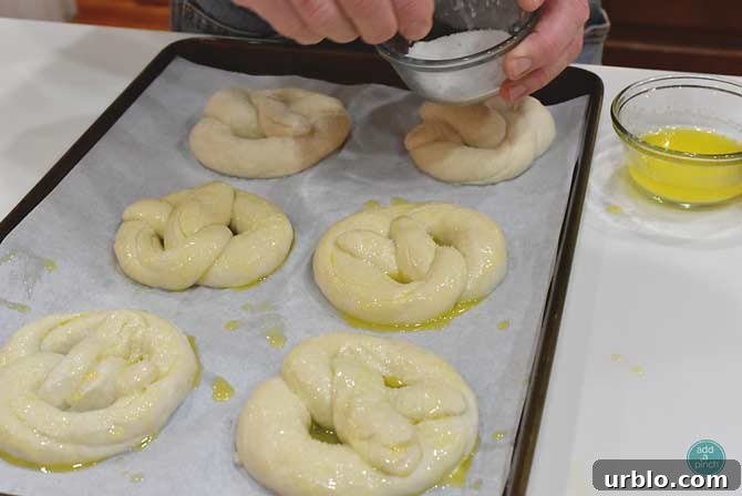 Pretzel water bath
