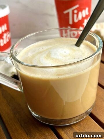cup of french vanilla coffee