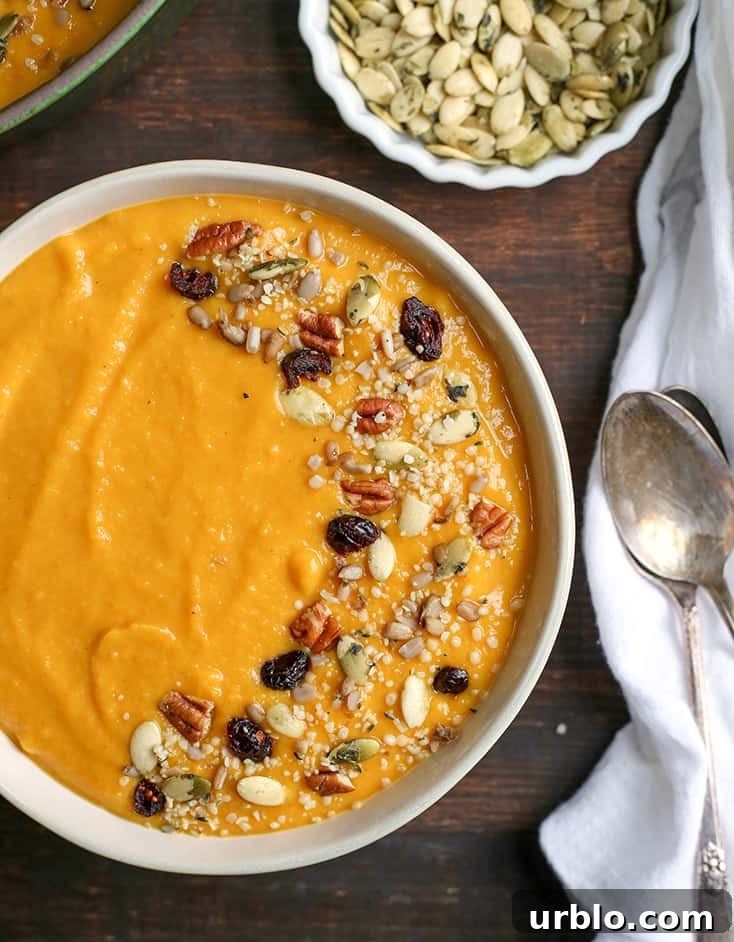 Autumn squash soup