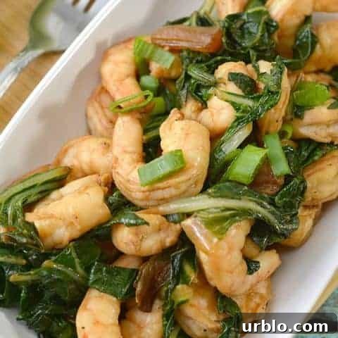 Keto Asian Glazed Shrimp with Bok Choy