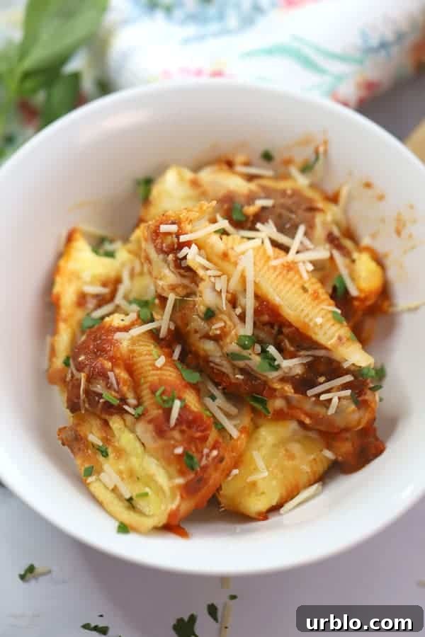 the stuffed jumbo shells are filled with 4 cheeses to make this a rich and creamy family favorite! cheese stuffed pasta shells. 