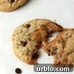caramel chocolate chip cookies