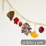 How to Make a Charming Fall Leaves Garland for Your Home 6 DIY Fall garland